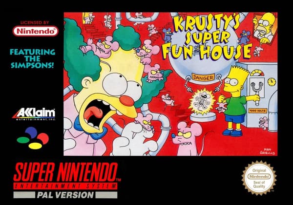 Krustys Super Fun House - SCN - Super Nintendo (käytetty)