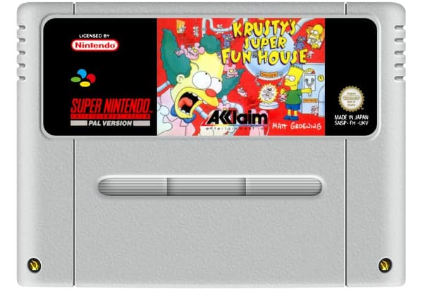 Krustys Super Fun House - SCN - Super Nintendo (käytetty)