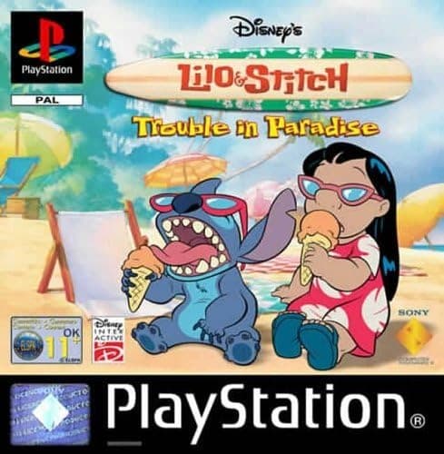 Disneys Lilo & Stitch: Trubbel i Paradiset - Patinum - Playstation 1 (brukt)