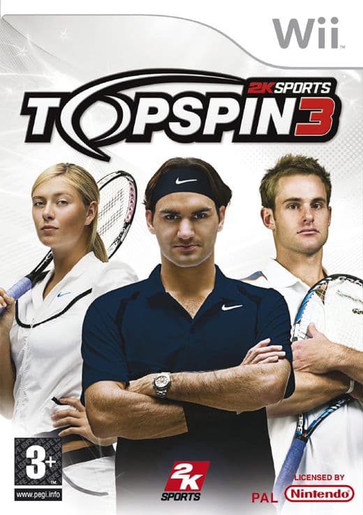 Top Spin 3 - Nintendo Wii (brukt)