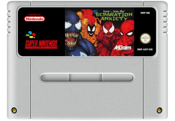 Separation Anxiety Spiderman and Venom - Super Nintendo (begagnad)