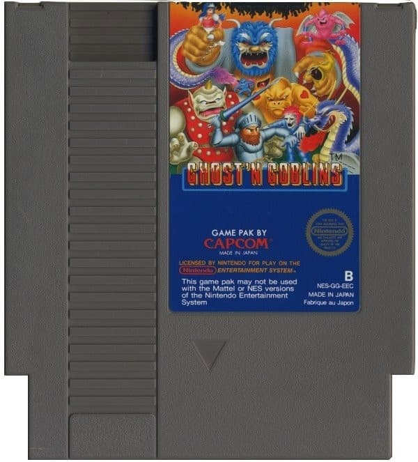 Ghost n Goblins - SCN - Nintendo 8bit (brukt)