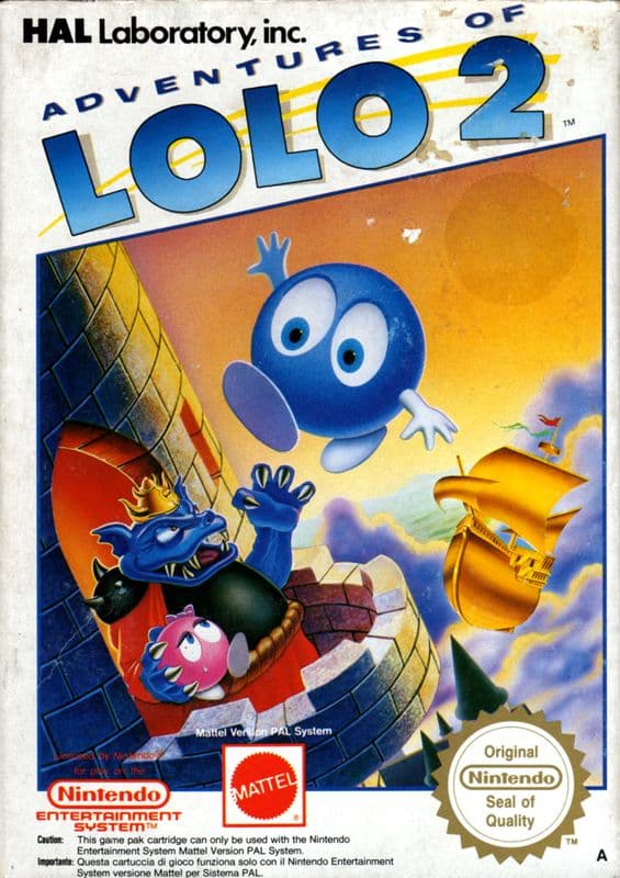Lolo 2 - SCN - Nintendo 8bit (brugt)