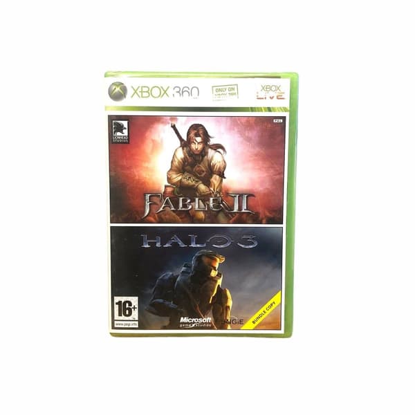 Fable II + Halo 3 - Bundle edition - Xbox 360/Xbox One (begagnad)