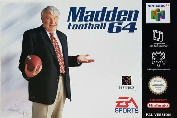 Madden Football 64 - Nintendo 64 (brukt)