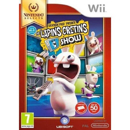 Rayman Raving Rabbids: TV Party - Nintendo Selects - Nintendo Wii (brukt)