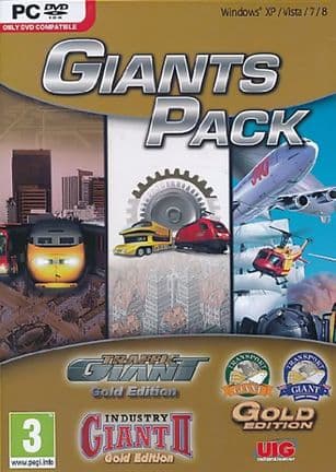 Giants Pack - Traffic / Industry II / Transport Giant Gold Edition - PC (brukt)