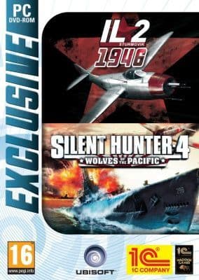 IL-2 Sturmovik : 1946 - SIlent hunter 4: wolves of the pacific - PC (käytetty)