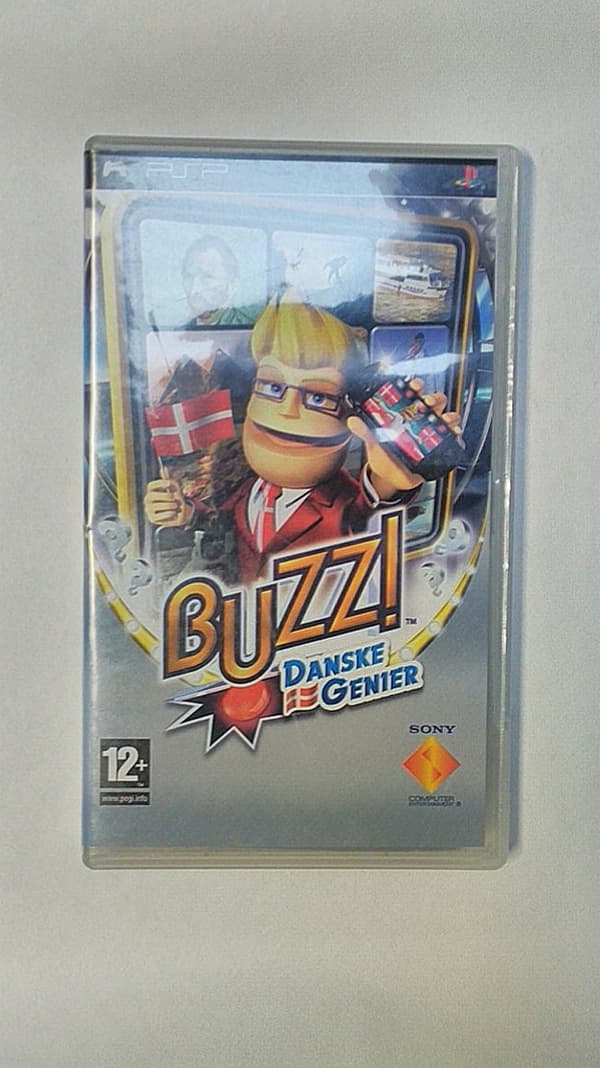 Buzz! Danske Genier - Sony PSP (brugt)