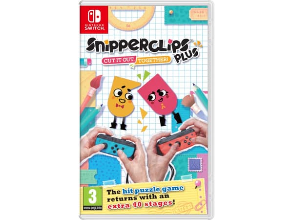 Snipperclips Plus: Cut it out, together! - Nintendo Switch (brukt)