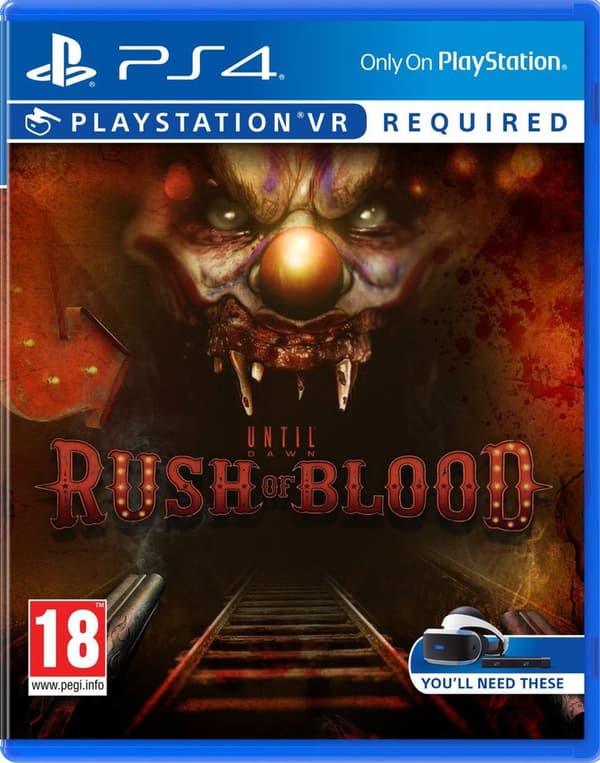 Until Dawn: Rush of Blood (UK) (VR) (PlayStation 4)