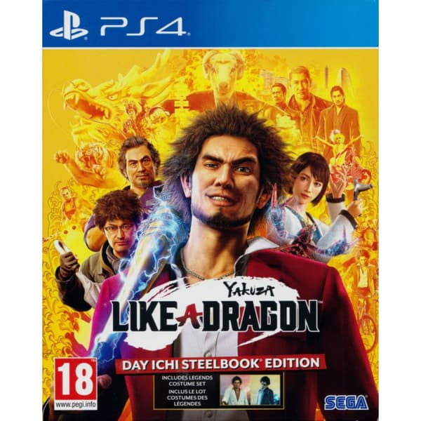 Yakuza: Like a Dragon - Day Ichi (Steelbook Edition) - Playstation 4 (kÃ¤ytetty)