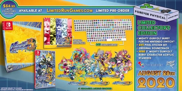 Mighty Gunvolt Burst Collectors Edition - (Limited Run #82) - Nintendo Switch