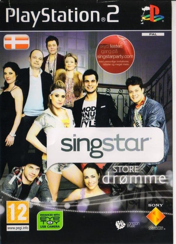 Singstar Store Dr?mme (Danskt) - Playstation 2 (brugt)