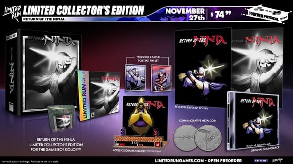Return of the Ninja Collectors Edition - Black (Limited Run) - Gameboy Color