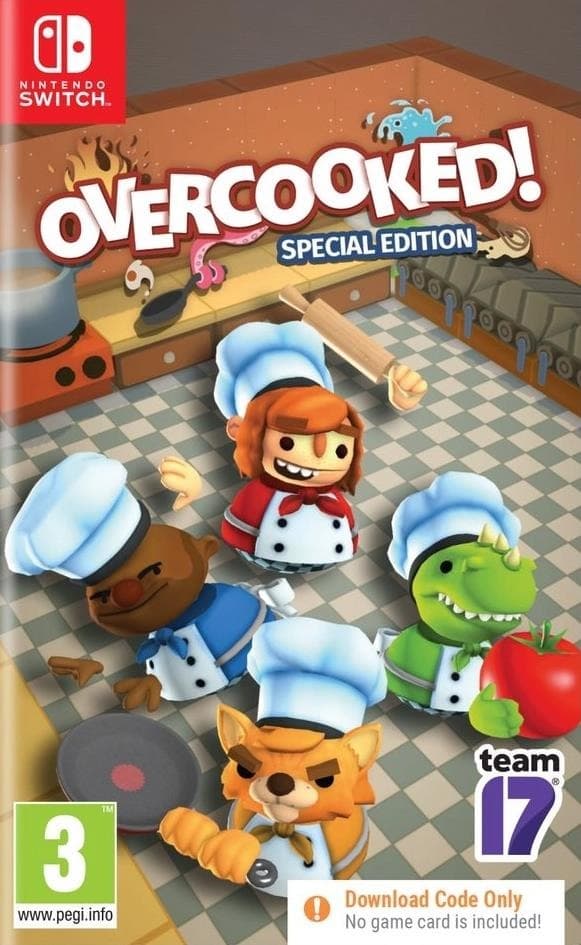 Nsw Overcooked! Special Edition (code In A Box) (Nintendo Switch)