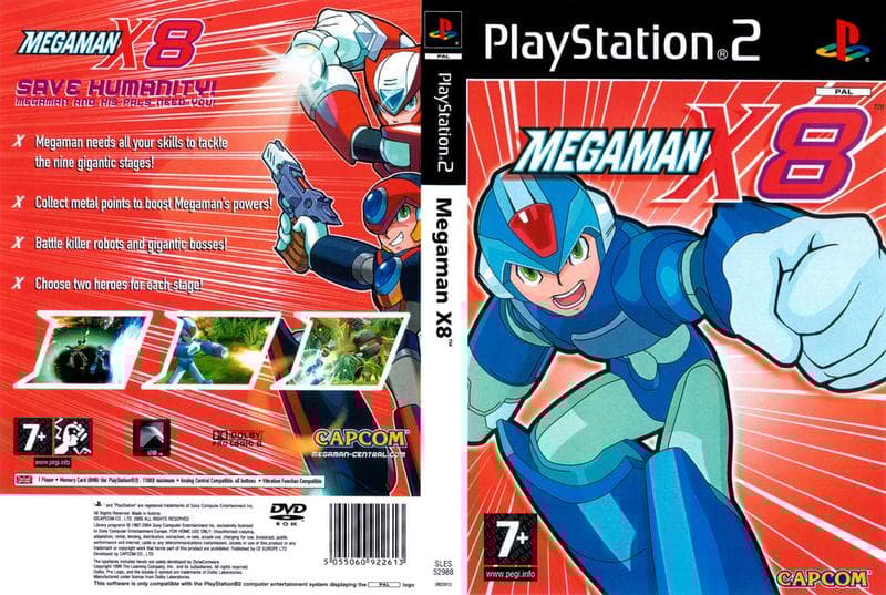 Megaman X8 Playstation 2