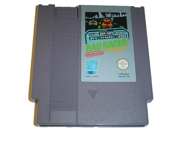 Rad Racer Nintendo 8-Bit NES PAL-B BEGAGNAD