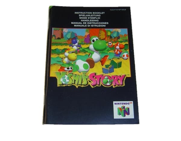 Yoshis Story Manual Instruktionsbok till Nintendo 64 N64 spelet *ENDAST MANUAL*