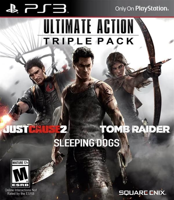 Just Cause 2, Sleeping Dogs  Tomb Raider Bundle (Import) (PlayStation 3)