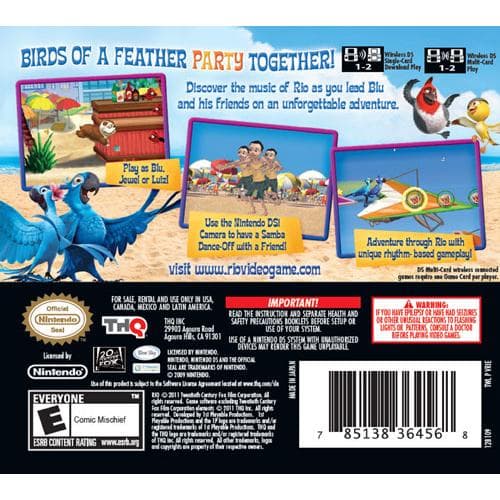 Rio Nintendo DS (Brukt)