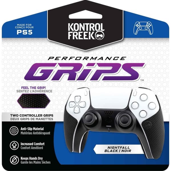 KontrolFreek - Performance Grips (Black) - PS5 (PlayStation 5)
