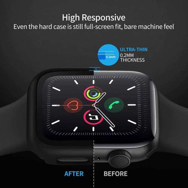 4-pack pakkauksen näytönsuoja + kellon rannekoru 41 mm Apple Watch 7