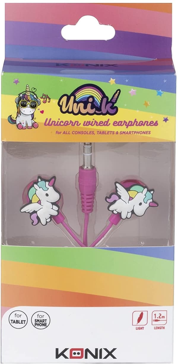 Konix Unik Unicorn Gaming Ear-Bud Earphones  (headphones)