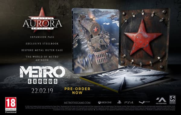 Metro Exodus - Limited Aurora Edition - Playstation 4 (begagnad)