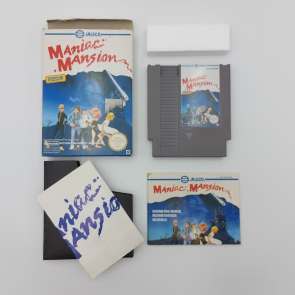 Maniac Mansion Nintendo NES (Used, Swedish)