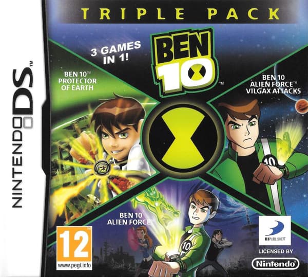 Ben 10: Triple Pack - Nintendo DS (brugt)