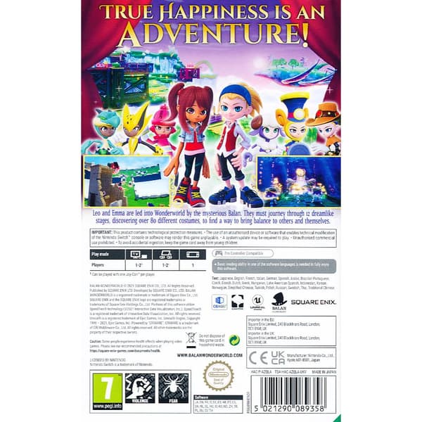Balan Wonderworld Nintendo Switch