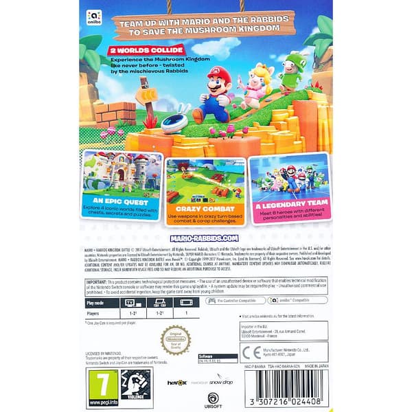 Mario + Rabbids Kingdom Battle Nintendo Switch