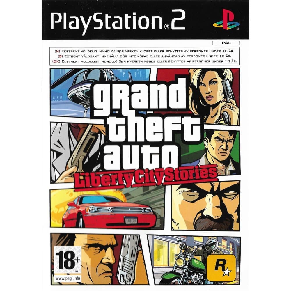 Grand Theft Auto Liberty City Stories Playstation 2 PS2 (Begagnad) CDON