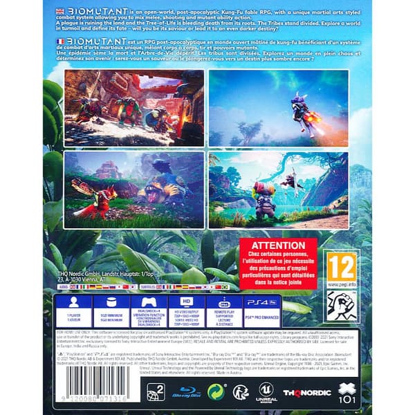 Biomutant Playstation 4 PS4