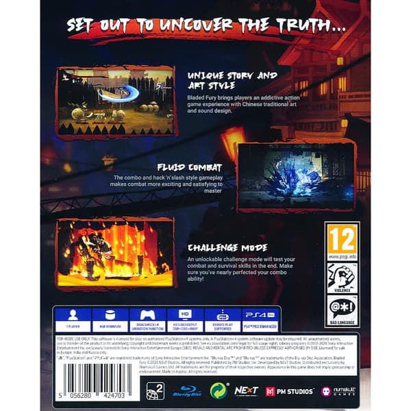 Bladed Fury Playstation 4 PS4