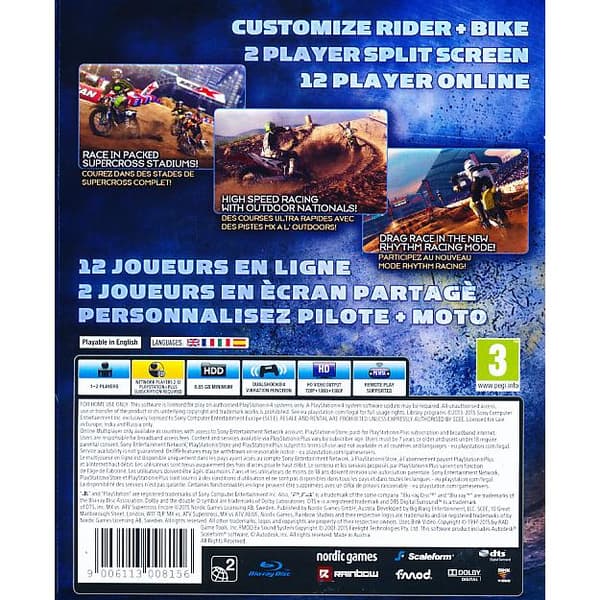 MX vs ATV Supercross Encore Playstation 4 PS4