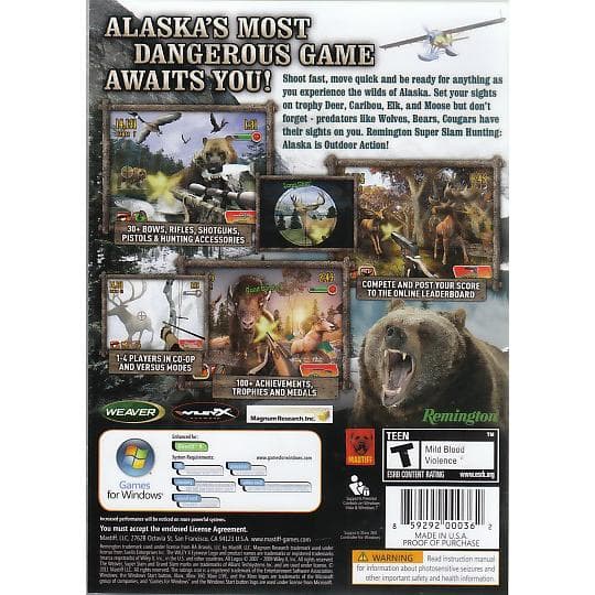 Remington Super Slam Hunting Alaska PC