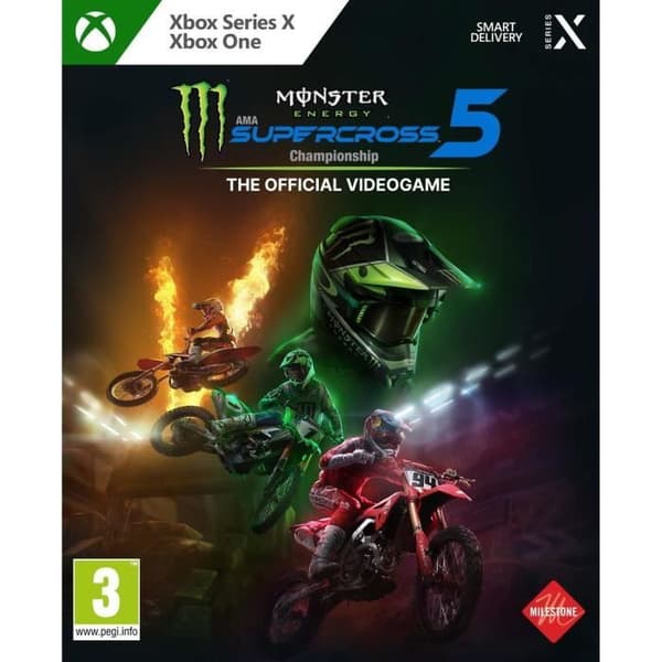 Monster Energy Supercross - Det officiella tv-spelet 5 Xbox One / Xbox Series X-spelet