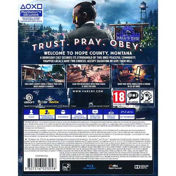 Far Cry 5 Playstation 4 PS4