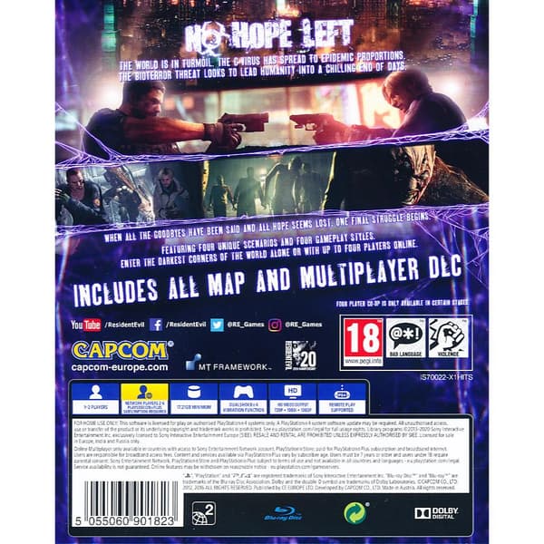 Resident Evil 6 Playstation 4 PS4