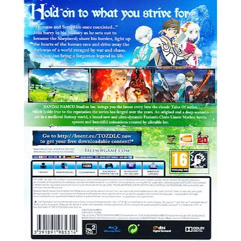 Tales of Zestiria Playstation 4 PS4