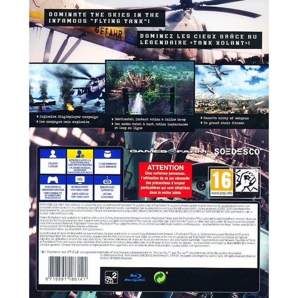 Air Missions Hind Playstation 4 PS4
