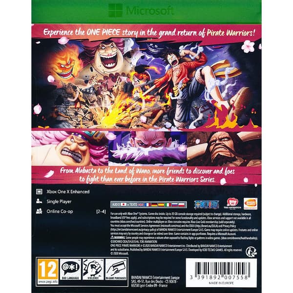 One Piece Pirate Warriors 4 Xbox One