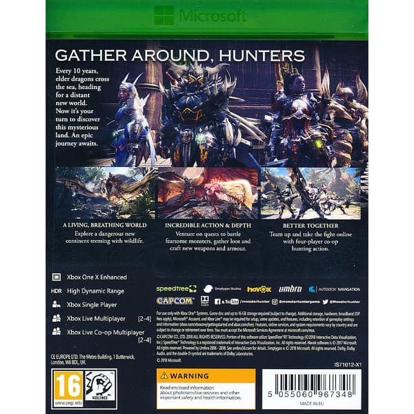 Monster Hunter World Xbox One