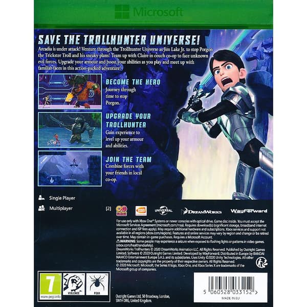 Trollhunters Defenders of Arcadia Xbox One Xbox Series X