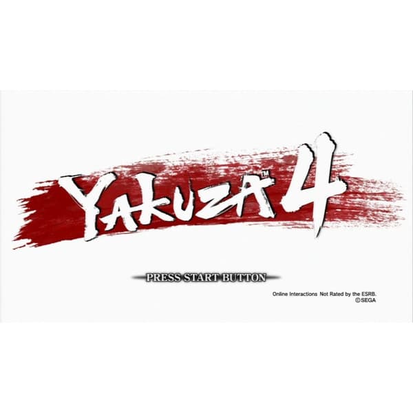 The Yakuza Remastered Collection Playstation 4 PS4