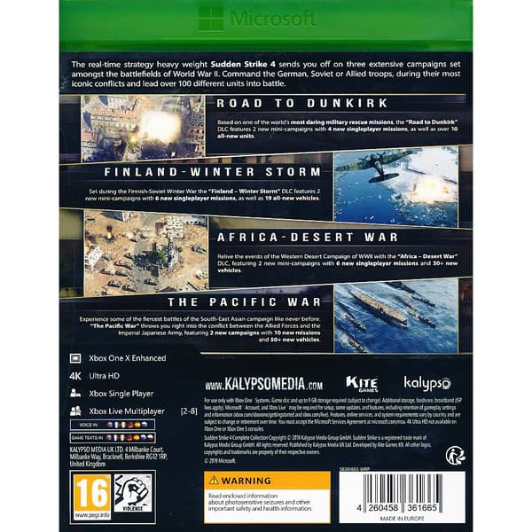 Sudden Strike 4 Complete Collection Xbox One