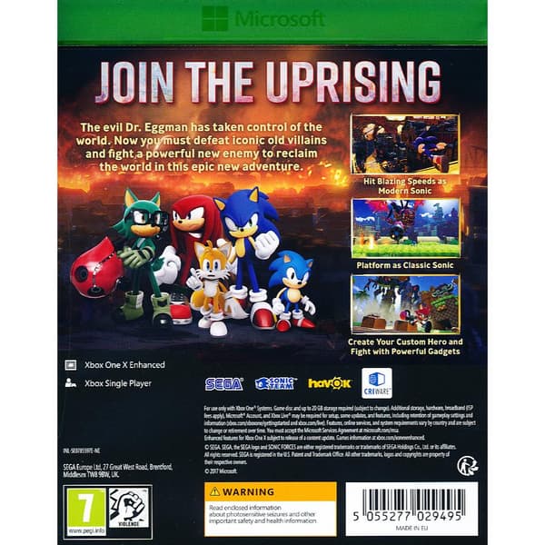 Sonic Forces Xbox One