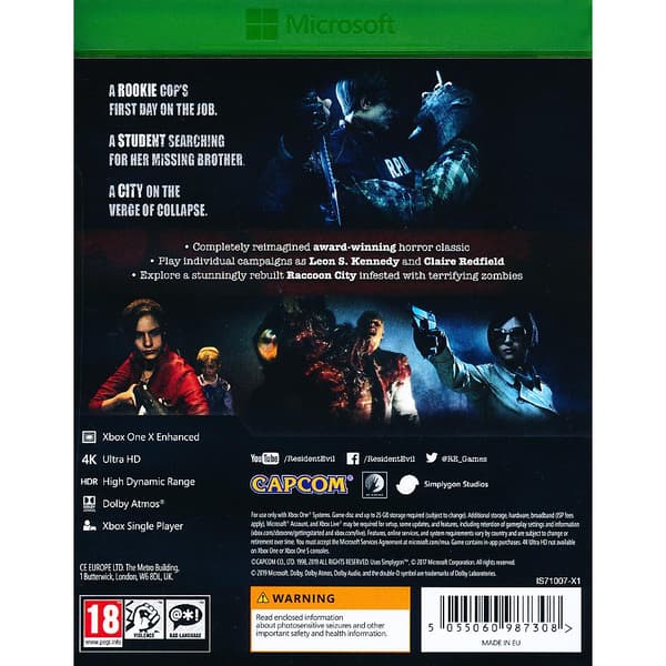 Resident Evil 2 Xbox One